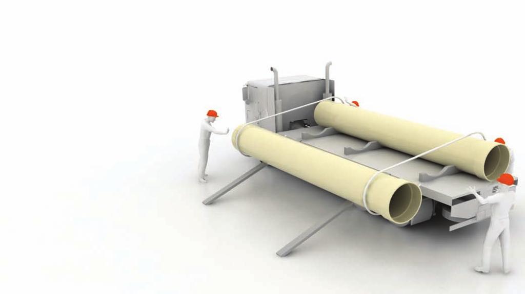 www.gerfor.com La tubería de PVC es susceptible de daño si se almacena cerca de fuentes de calor. INFRAESTRUCTURA / SUPRALOC La altura máxima permitida en el almacenamiento de tuberías, es de 2 m.