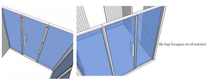 Por ejemplo, coloque las externas a una distancia del techo de 50mm y a 700mm el resto y las internas a 100mm del techo y el resto a 600mm.