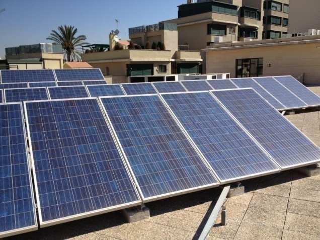 farolas (17 kw) Empleo de paneles solares para alimentación equipos electrónicos