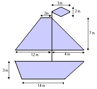 Figures poligonals senzilles Calcula l'àrea de les següents figures: 1. 2.. 3.