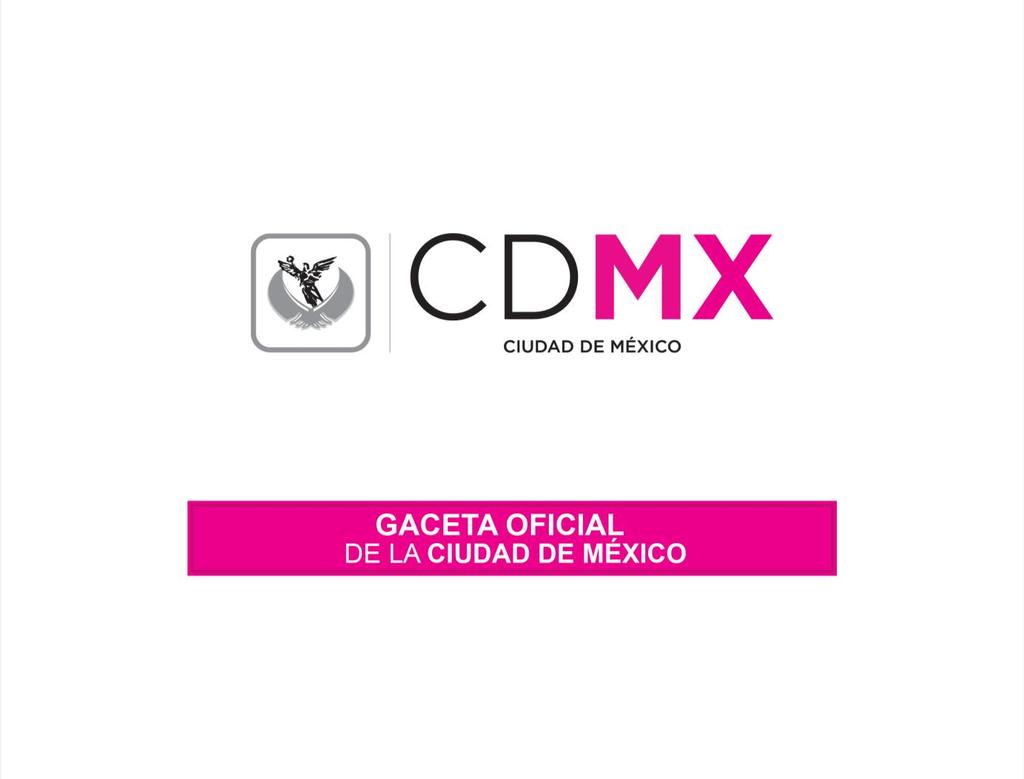 2 GACETA OFICIAL DE LA CIUDAD DE MÉXICO 7 de Septiembre de 2016 Viene de la Pág.