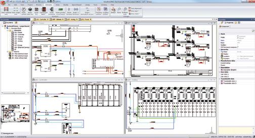 SOLIDWORKS ELECTRICAL SCHEMATIC PROFESSIONAL Un conjunto de herramientas de diseño colaborativo de diagramas potente y fácil de usar que impulsa el desarrollo rápido de sistemas eléctricos integrados