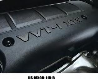 Su motor cuenta con Regulación Variable de Válvulas con inteligencia (VVTi), una tecnología que ajusta automáticamente la sincronización de las válvulas para optimizar el rendimiento.