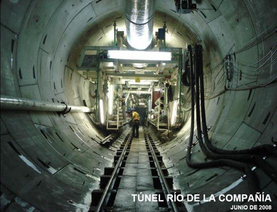 7 proyectos Túnel Río de la Compañía Este túnel es la obra principal para sustituir 6,7 km del canal Río de la Compañía en el