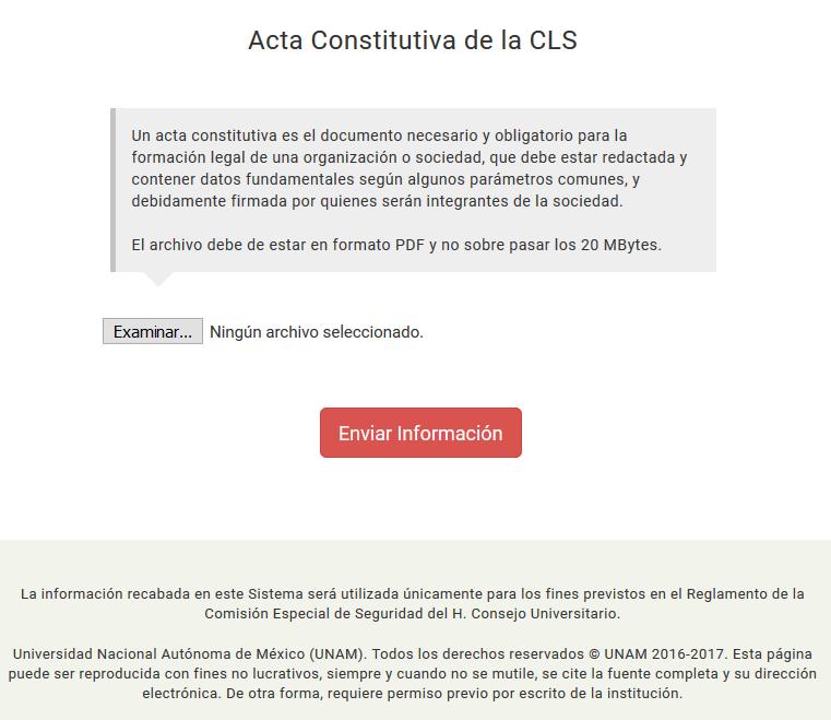 Acta Constitutiva Paso 1. Clic en INFORMES Paso 2. Clic en Acta Constitutiva Paso 3.