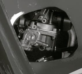Motor Monocilíndrico horizontal 4T Neumático del. 0 / 60 - Cilindrada 08cm Neumático tra.
