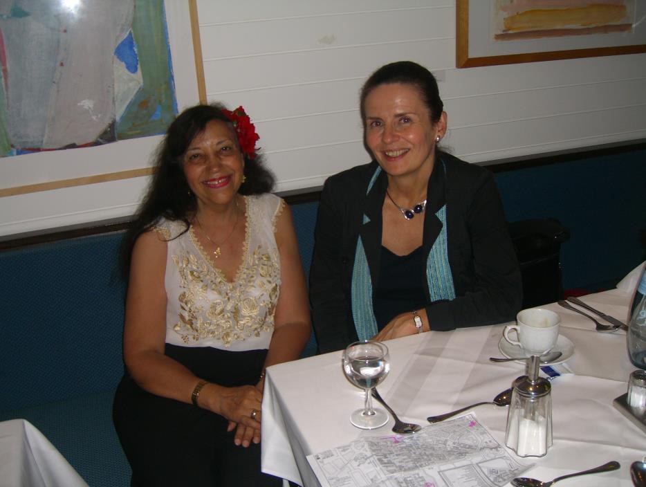 Mrs. Carmen Durán-de-Bazúa with Mrs. Dr.