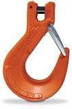 RIGGING & ATTACHMENTS CHAIN SLINGS & COMPONENTS HERC-ALLOY 1000 (GRADE 100) RIGGING HooK DUAL RATED FOR USE WITH HA800 OR HA1000 WORKING LOAD LIMIT: 2,700 TO 22,600 LbS.