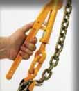 This premium binder features high quality yellow zinc plated hooks. Ratchet Loadbinder Chain Size (Inches) Working Load Handle Limit Take-Up Length Qty. Per Lbs.