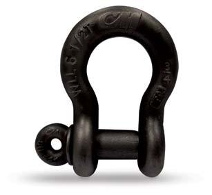 RIGGING & ATTACHMENTS ENTERTAINMENT RIGGING PRODUCTS THEATRICAl SHACKlES PAINTED BLACK WORKING LOAD LIMIT: 1/2 TO 10 TONS benefits & features Manufactured from technically advanced micro alloy