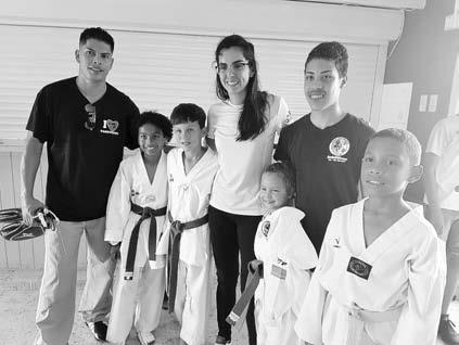 E scol di Tiger Taekwondo Academy a logra sobresali unda nan a sali e miho ekipo di e campeonato nacional di