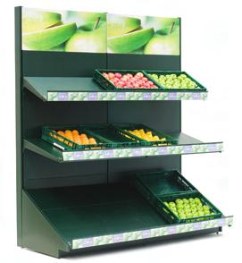 Muebles para frutas y verduras Adaptación al mueble estándar 1.1 Módulo básico con imagen.