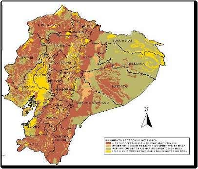 identificación de áreas que presentan o no riesgos geomorfológicos (potenciales) de inestabilidad.