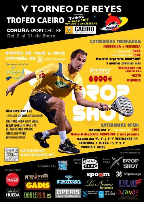 V TORNEO DE REYES TROFEO CAEIRO En las instalaciones del CSC (Coruña Sport Center) en Coruña se celebró entre los días 2 a