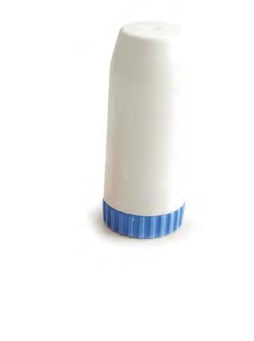 CÓMO USAR EL inhalador de polvo seco El inhalador de polvo seco administra dosis ya preparadas de medicamento en polvo.