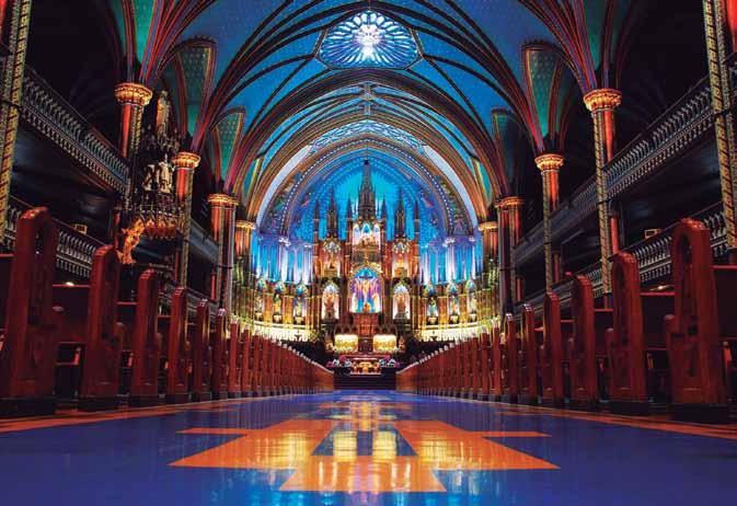 Notre Dame, Montreal PRECIOS POR PERSONA (dólares americanos) Sencillo 1,307 Doble 699 Triple 544 Cuádruple 448 Menor 144 77 La tarifa es solamente indicativa.