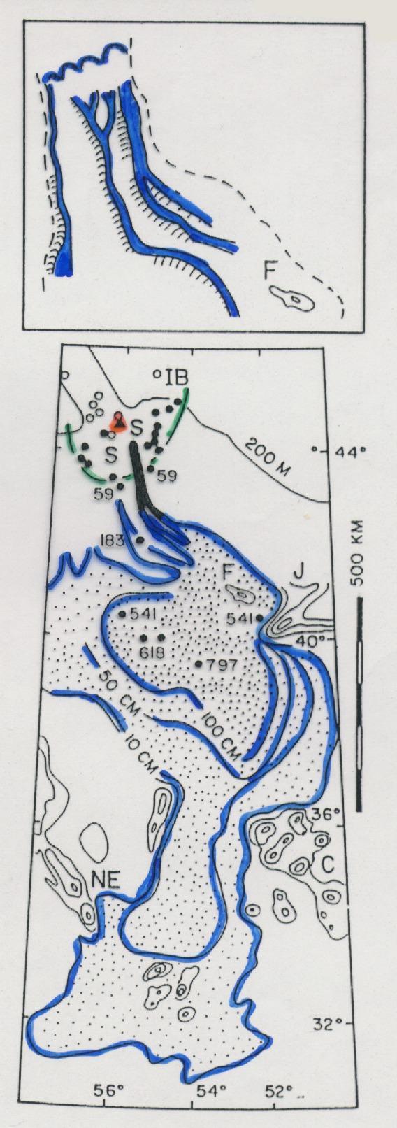 Terremoto de Grand Banks (Newfoundland, 1929) Slumping Ruptura instantánea Límite
