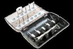 Instrumental y caja quirúrgica AVINENT proporciona a los especialistas instrumental de alta precisión, con un diseño adaptado al implante y común para conexión interna y externa.