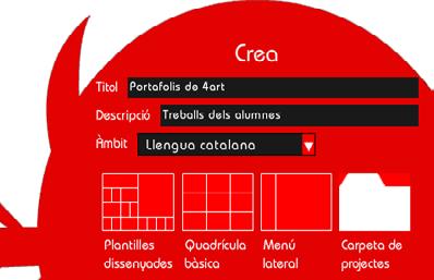 21A Crea una carpeta de projectes 1) Clica el botó vermell amb la C de CREA