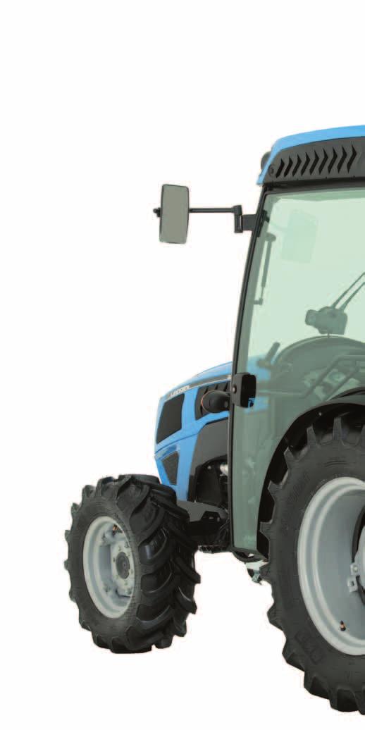 De forma opcional, el tractor puede equiparse con una toma de fuerza de dos velocidades