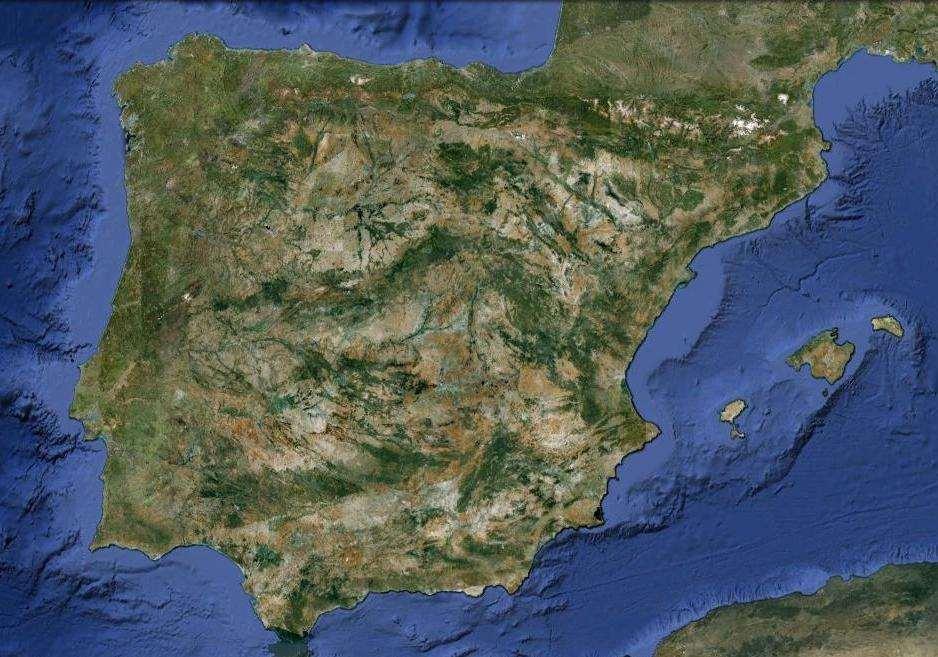 Mapa 2: Las recapturas en España de codornices anilladas en España.