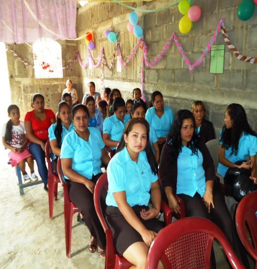 originarias de esta comunidad, el que se llevo a cabo con el apoyo de la organización PROYECTO FINCA NICARAGUA PROFINIC SUIZA a un grupo de 14 mujeres.