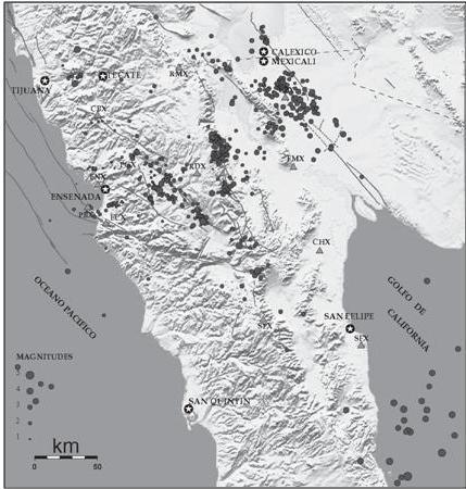 Sociedad Mexicana de Ingeniería Estructural La actividad sísmica en la península es considerable, se observa una gran cantidad de sismos ocurridos en el 2005 que caracterizan esta zona de alto riesgo
