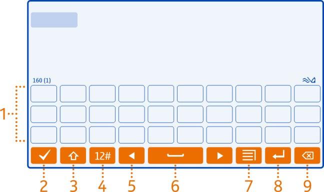 Escritura de texto Introducción de texto con el teclado virtual Utilización del teclado virtual Para activar el teclado virtual, seleccione un campo de entrada de texto.