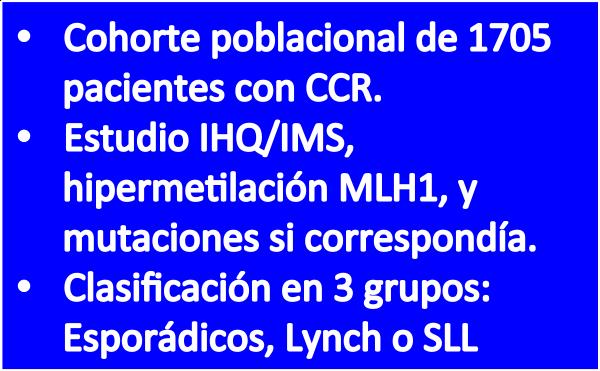 Risk of Cancer in Cases of Suspected Lynch Syndrome Without Germline Mutation María Rodríguez Soler, Lucía Pérez Carbonell, Carla Guarinos, Pedro Zapater, Adela Castillejo, Victor M.