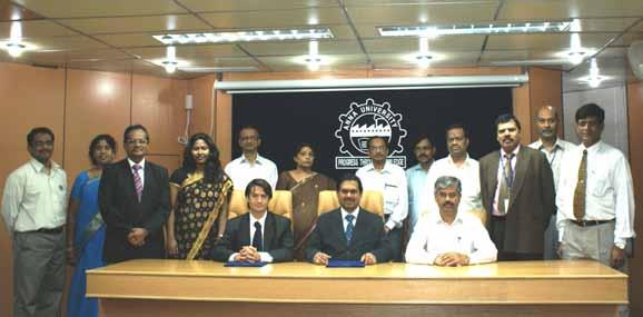 La Comunidad y Befesa Programa Chennai (India) Colaboraciones en I+D+i Befesa ha firmado un convenio de colaboración con la Anna University Chennai por el que se otorgan cuatro becas a estudiantes