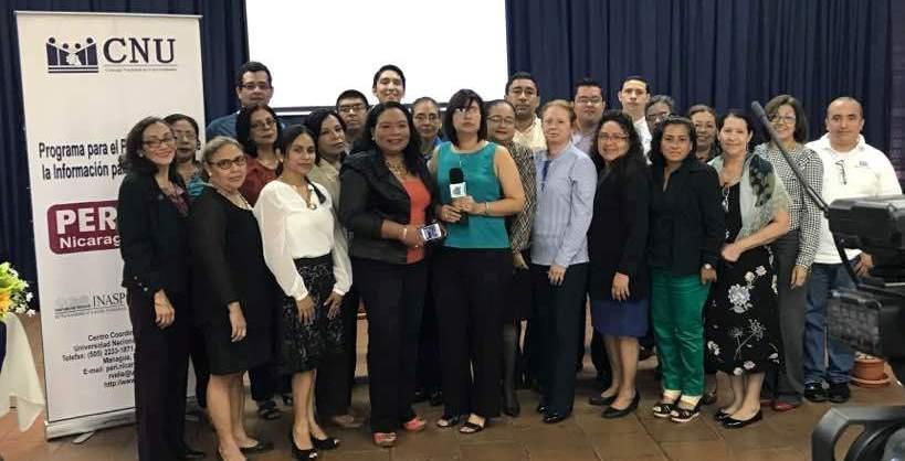 PRIMERA REUNIÓN PERII-NICARAGUA Como parte del fortalecimiento de las plataformas virtuales de bibliotecas de las universidades miembros del Consejo Nacional de Universidades (CNU); se efectuó la