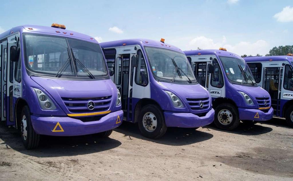 Cinco corredores, con: 414 nuevos autobuses 820 microbuses chatarrizados 331,200 pasajeros beneficiados 828 operadores