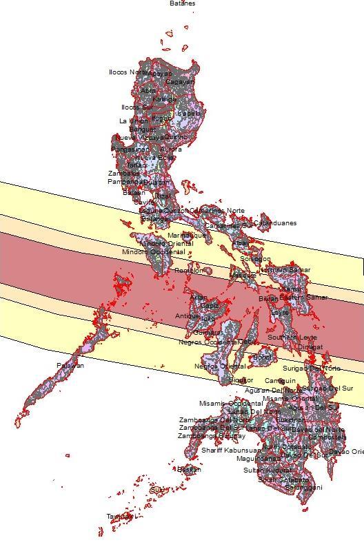 ENSAYANDO LA METODOLOGÍA Tifón Haiyan, Filipinas 2013 (Caso de estudio) o El tifón Haiyan (Yolanda) golpeó el centro de Filipinas en noviembre de 2013 o Vientos registrados a más de 300 km por hora