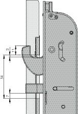 Instrucciones de montaje Posición de cerradero gancho-punzón ZA PVC Serie Zamak U PVC Serie Perfil U ZA U 220