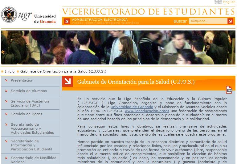 Gabinete de Orientación para la Salud - Información, talleres y asesoramiento - Atención personalizada: Calle Hornillo de Cartuja nº 6, 1º A