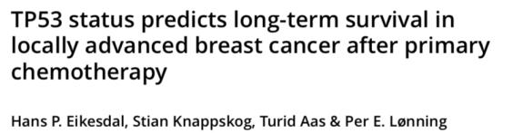 OncoSens - Biomarkers Cancer Mama TP53 status es pronóstico de