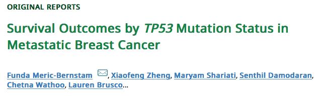 aparece en todos los subtipos de MBC TP53 mut es pronostico en