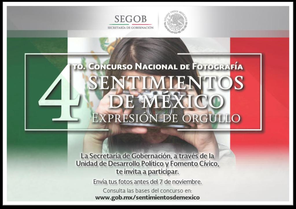 3 Concursos Ejes temáticos Información clave: Pueden participar las personas de nacionalidad mexicana, incluyendo las que residen actualmente en el extranjero.