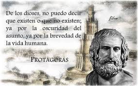 Escuela Sofista: Protágoras y Gorgias Protágoras: dice que las cosas dependen de cómo el hombre las interprete y eso es relativo.