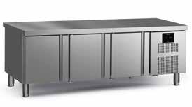 BAJAS REFRIGERADAS Diseñadas para servir de soporte a elementos de cocción de sobremesa. Ideales como solución frigorífica en espacios reducidos.
