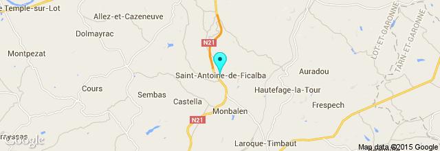 Saint-Antoine-de-Ficalba La población de Saint-Antoine-de-Ficalba se ubica