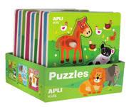 puzles Animales domésticos 3 puzles Jungla