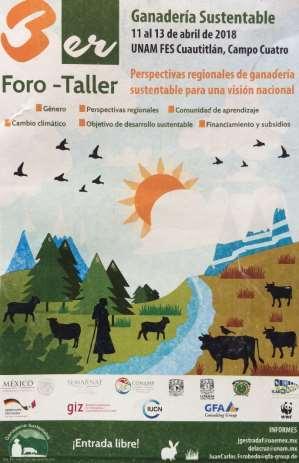 Antecedentes del Proyecto Foro Taller: Perspectivas regionales de ganadería sustentable para una visión nacional.
