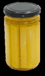 Tarro 250 g Queso Curado en Aceite en tiras Tarro de 250 g de queso Curado en aceite El aceite utilizado es de oliva virgen extra. Está partido a cuchillo en tiras para el consumo directo.