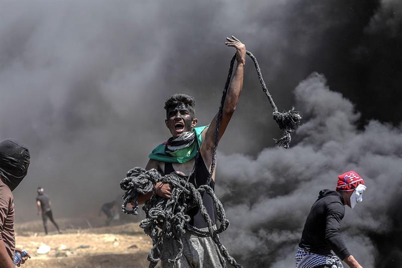id_nota=1078330) Protestas en Gaza contra Embajada de EU en
