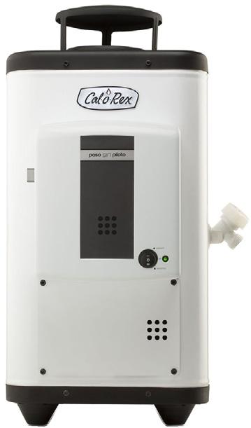 Boiler de paso COXDPE-06 Eficiencia promedio: 0.82 62 cm alto 30 cm ancho 38 cm profundidad 19 kg peso Boiler de tipo Gas LP o natural.