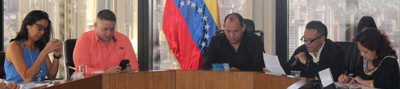 La sesión la encabezó el ministro Hugbel Roa, quien mediante videoconferencia se conectó con las autoridades miembros del cuerpo y explicó la importancia de aprobar Venezuela otorgará becas