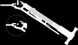 Si al estar corrigiendo una deformidad, ocurriera una dislocación axial o lateral de la barra en relación a los ganchos y/o los tornillos, utilice el colocador