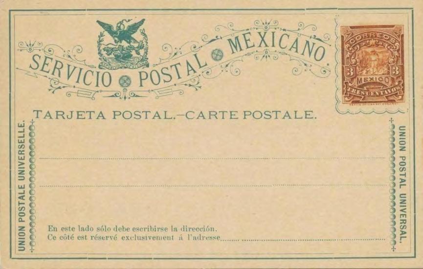 Año 1895 (Quinta emisión: junio). En esta emisión, a pesar de que las tarjetas son muy parecidas, se aprecian algunas novedades. Las tarjetas T59 y T60 se utilizaron para los envíos al extranjero.