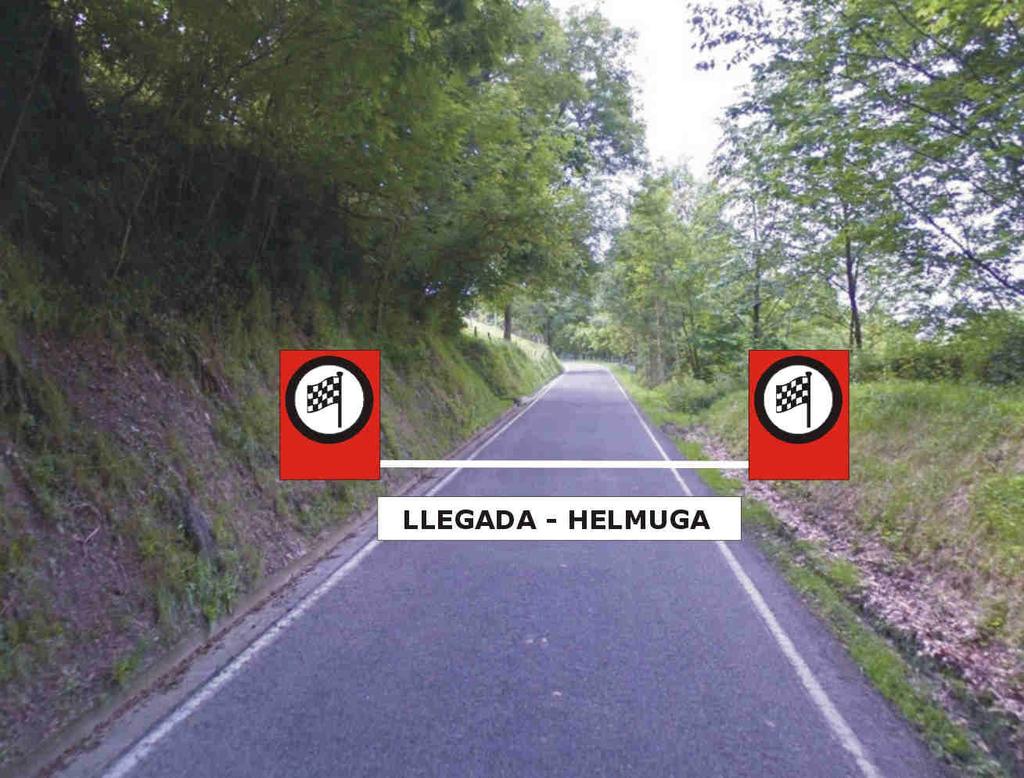 Se instalará una chicane al comienzo del recorrido, justo antes del paso de peatones elevado, a fin de reducir la velocidad de los vehículos participantes. Será de aplicación el artículo 16.